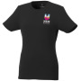 Balfour biologisch dames t-shirt met korte mouwen - Zwart - 2XL