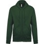 Sweater met rits en capuchon Forest Green 3XL