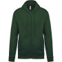 Sweater met rits en capuchon Forest Green XS