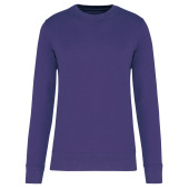 Ecologische sweater met ronde hals Deep Purple 4XL