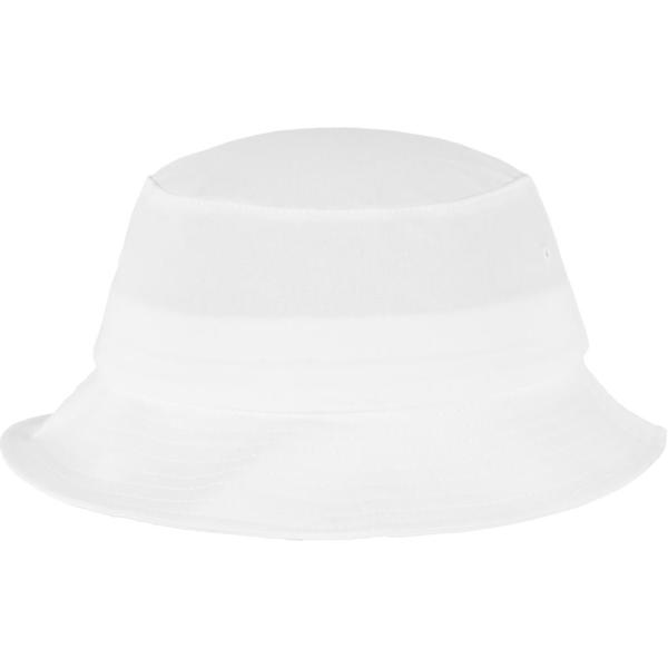 Flexfit Cotton Twill Bucket Hat - White - One Size