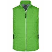 Men's Hybrid Vest - spring-green/silver - S