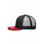 MB6636 Pro Cap Mesh 5 Panel - black/red - one size