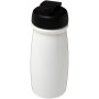 H2O Active® Pulse 600 ml sportfles met flipcapdeksel - Wit/Zwart