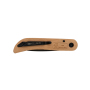Nemus Luxe houten mes met slot, bruin