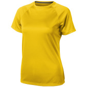 Niagara cool fit dames t-shirt met korte mouwen - Geel - M