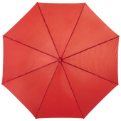 Lisa 23" auto open umbrella with wooden handle - Red