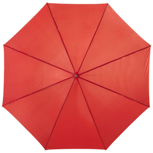 Lisa 23'' automatische paraplu met houten handvat - Rood