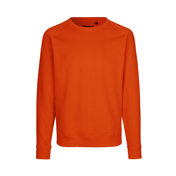 Neutral unisex sweatshirt-Orange-S