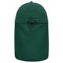 MB6243 6 Panel Cap with Neck Guard - dark-green - one size