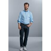 Men's Longsleeve Tailored Contrast Herringbone Shirt