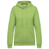 Eco damessweater met capuchon Lime XS