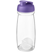 H2O Active® Pulse 600 ml shaker drikkeflaske - Lilla/Transparent