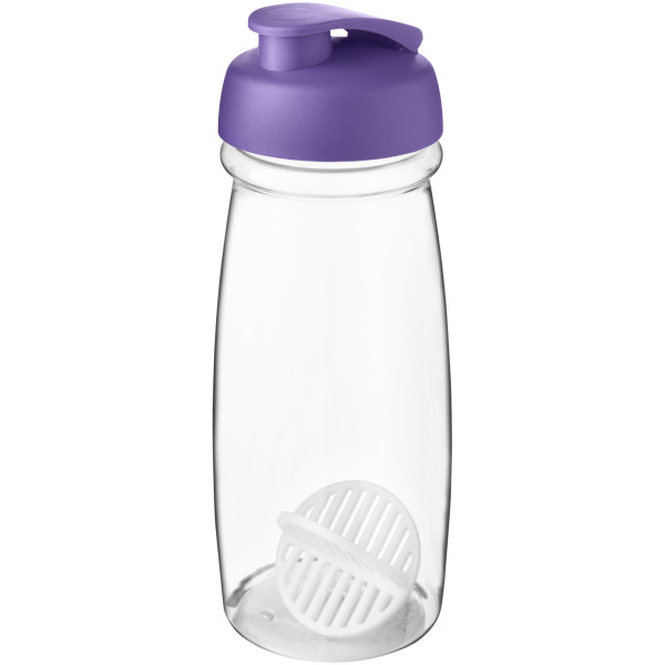 H2O Active® Pulse 600 ml shaker bottle - Purple/Transparent