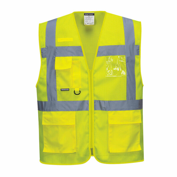 Athens MeshAir Executive Vest Yellow