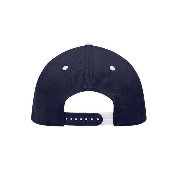 MB6581 6 Panel Pro Cap navy/wit one size