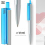 Ballpoint Pen e-Venti Silver Teal
