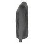 Merino U-Neck Dark Grey melange M