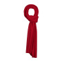 L&S Polar Fleece Shawl red ONE SIZE