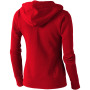 Arora dames hoodie met ritssluiting - Rood - XS