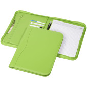 Ebony A4 portfolio met ritssluiting - Appelgroen