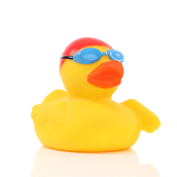 Squeaky duck swimmer