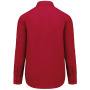 Overhemd in onderhoudsvriendelijk polykatoen-popeline heren Classic Red XS