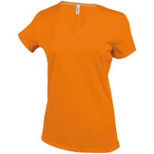 Dames t-shirt v-hals korte mouwen Dames t-shirt v-hals korte mouwen