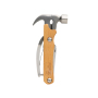 Wooden multi-tool hammer, brown