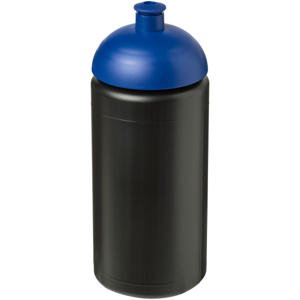 Baseline® Plus grip 500 ml dome lid sport bottle - Solid black/Blue