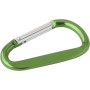 Aluminium karabijn sleutelhanger Guilermo zwart