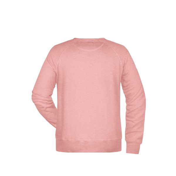 8022 Men´s Sweat roze-melange 5XL
