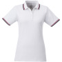 Fairfield short sleeve women's polo with tipping - White - XS