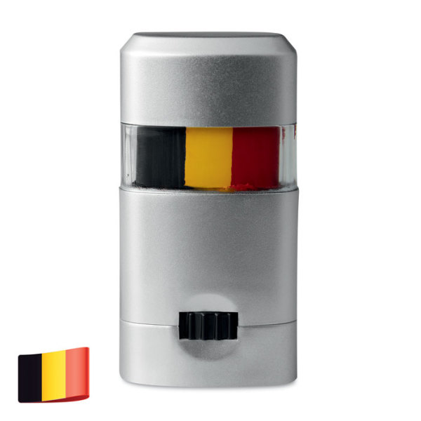 Kleurstick - Schmink stick voetbal EK WK kleurstick body paint België 3 kleuren