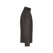 Men's Fleece Jacket - dark-grey - S