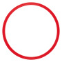 Flat Hoop Red 60 cm