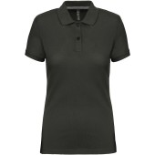 Damespolo korte mouwen Dark Grey 3XL