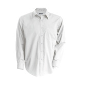 Heren non-iron overhemd lange mouwen White XXL