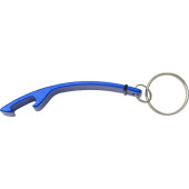 Aluminium 2-in-1 key holder Amani cobalt blue