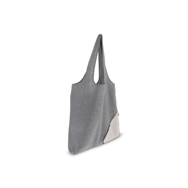 Shopping bag Recycled Cotton OEKO-TEX® 140g/m² 38x42cm - Grey