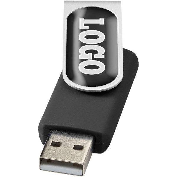Rotate Doming USB - Zwart - 64GB