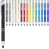 Moneta geanodiseerde aluminium stylus balpen - Lime