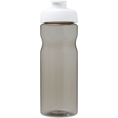 H2O Active® Eco Base 650 ml drikkeflaske med fliplåg - Hvid/Trækul