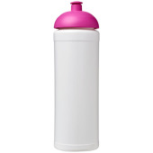 Baseline® Plus grip 750 ml sportflaska med kupollock - Vit/Rosa