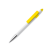 Balpen California stylus hardcolour - Wit / Geel