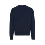 Iqoniq Kruger gerecycled katoen relaxed sweater, donkerblauw (L)