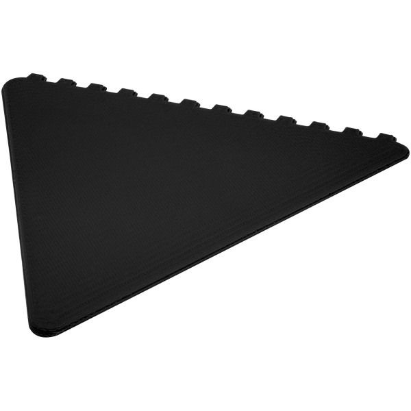 Frosty 2.0 triangular recycled plastic ice scraper - Solid black