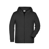 Children's Zip Hoody - black-heather - XXL