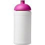 Baseline® Plus 500 ml bidon met koepeldeksel - Wit/Roze