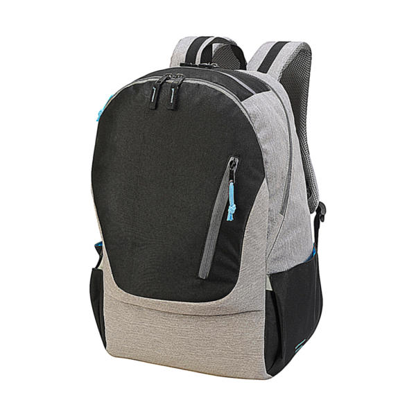 Cologne Absolute Laptop Backpack - Black/Grey Melange